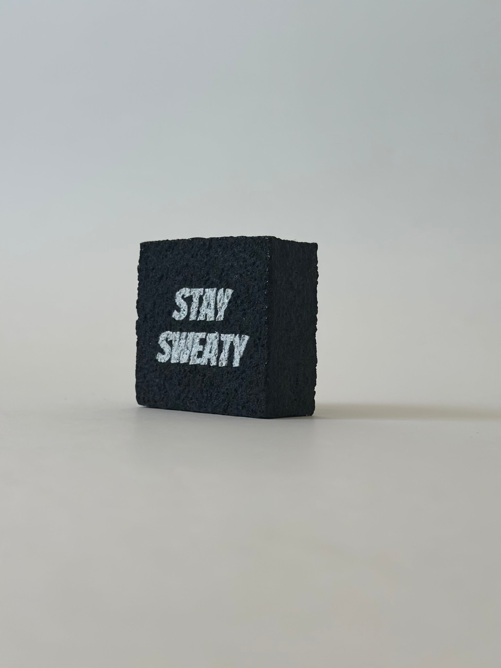 Side angle showing compact size of the Sweaty Pickle paddle cleaner